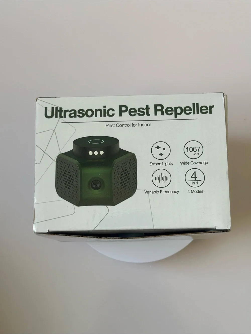 Ultrasonic Pest Repeller - Green - Indoor Pest Control